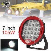ราคา 7นิ้ว105วัตต์ไฟ LED ทำงาน Light Bar 4X4 4WD UTV SUV รอบ Spotlight รถโคมไฟทำงานสำหรับ4WD รถบรรทุก Offroad (11950456431)