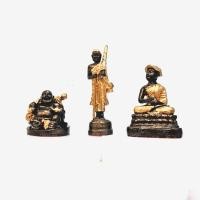ราคา พระอรหันต์แห่งโชคลาภ ชุด 3 องค์ เนื้อแร่เหล็กน้ำพี้ พุทธคุณมหาโชคลาภ อุดมสมบูรณ์ เนื้อมวลสารเเร่เหล็กน้ำพี้ จ อุตรดิตถ์ (21265376797)
