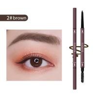 ราคา Bobeini ดินสอเขียนคิ้วกันน้ำติดทนนาน2in1คิ้วสองหัว6สีติดทนนาน (16831307711)