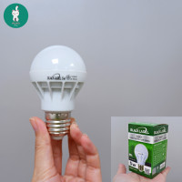 ราคา 4440 หลอดไฟ Led E27 โคมไฟประหยัดพลังงาน ขนาด 5W สีขาว แบบกลม (17940438631)