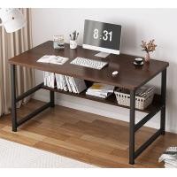 ราคา HongFuJu โต๊ะคอมพิวเตอร์ โต๊ะทำงาน โต๊ะวางของ โต๊ะเขียนหนังสือ โต๊ะวางคอมพิวเตอร์ โต๊ะไม้พร้อมชั้นวางของ โต๊ะวางของเอนกประสงค์ Office Computer T (20498633806)