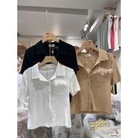 ราคา เชิ้ตครอป กระเป๋าแต่งขนมิ้งค์ ผ้ายืดนิ่ม ป้ายMatinee (17405910690)