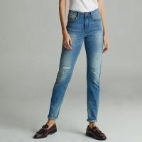 ราคา Mc Jeans กางเกงยีนส์ผู้หญิง กางเกงยีนส์ กางเกงยีนส์ขายาว ขาเดฟ ริมแดง MC RED SELVEDGE สียีนส์ ทรงสวย ใส่สบาย MASZ067 (1381098305)