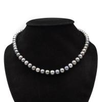 ราคา สร้อยคอ ไข่มุกสีดำ ขนาด 8 มม by siamonlineshop (9574047790)