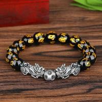ราคา กำไลข้อมือ ชาย สร้อยข้อมือผช กำไลมือผู้ชาย เครื่องประดับแฟชั่น แฟชั่น ปี่เซียะ ดึงดูดความมั่งคั่ง ผู้ชาย ฮวงจุ้ย สร้อยข้อมือ สายรัดข้อมือ กำไลนำโชค ลูกปัดหินออบซิเดียน (19667876847)