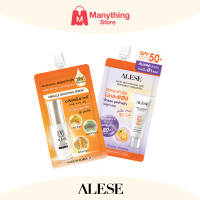 ราคา ซองคู่สุดคุ้ม Alese ครีมซอง เซรั่มซอง กันแดดซอง รองพื้นซีซีซอง อะลิเซ่แบบซอง มี SPF 50 PA ช่วยเพิ่มความชุ่มชื้น ช่วยลดเลือนริ้วรอยเซต2ซอง (20864257973)