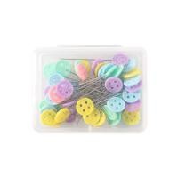 ราคา 50Pcs Dressmaking Pins เย็บปักถักร้อย Patchwork Pins อุปกรณ์เสริมเครื่องมือเข็มเย็บผ้า DIY อุปกรณ์เย็บผ้า Stainless Steel (16930565668)