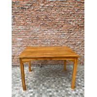 ราคา โต๊ะอาหารขนาด 90 90 สูง 75 สีสัก โต๊ะทานอาหาร โต๊ะไม้สัก โต๊ะกลาง โต๊ะทานข้าว โต๊ะไม้ โต๊ะทานอาหาร (14193279179)