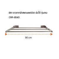 ราคา ฺBIH ราวตากผ้าสแตนเลส ติดผนัง พับเก็บได้ รุ่นตรง (19463254745)
