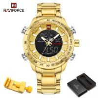 ราคา NAVIFORCE นาฬิกาดิจิทัลชายรุ่น NF9093นาฬิกาสปอร์ตอนาล็อกดิจิทัล Relogio Masculino สเตนเลสสตีล (14355029043)
