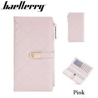ราคา Baellerry กระเป๋าสตางค์ทรงยาวสำหรับผู้หญิงกระเป๋าเงินแฟชั่นกระเป๋าสตางค์หนังกระเป๋าเงินกระเป๋าถือ2023กระเป๋าสตางค์สตรีซองใส่บัตร (17299581742)