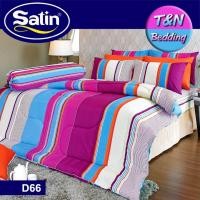 ราคา TeeBed Satin ชุดผ้าปู ไม่รวมผ้านวม ซาติน ลาย D66 Satin2018 Single 3 5ฟุต Queen 5ฟุต King 6ฟุต (406068959)