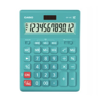 ราคา Casio Calculator เครื่องคิดเลข รุ่น GR 12C 3สี GR 12C LB สีฟ้าอ่อน GR 12C WR แดง GR 12C PK ชมพู ของใหม่ของแท้100 ประกันศูนย์เซ็นทรัลCMG 2 ปี (15676805642)