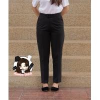 ราคา กางเกงสแล็คผู้หญิง ยาว9ส่วน สีดำ ใส่สบาย (16372040224)