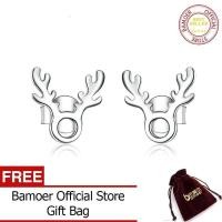 ราคา BAMOER ต่างหูเขากวางเด็กผู้หญิงต่างหูเงินแท้925ต่างหูสัตว์กวางต่างหูป้องกันภูมิแพ้สำหรับเด็กผู้หญิงของขวัญสำหรับเด็ก BSE116 (719834650)