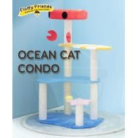 ราคา OCEAN CAT CONDO คอนโดแมว ปูทะเล สำหรับสัตว์ เลี้ยง น้องแมว (20811252789)