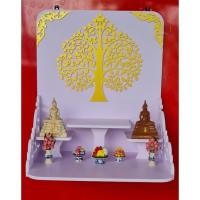 ราคา หิ้งพระ หิ้งพระติดผนัง พระพิฆเนศ ท้าวเวสสุวรรณ หิ้งไอ้ไข่ ต้นโพเรียกทรัพย์ หิ้งพระราหู ชั้นวางพระ หิ้งสีขาว หิ้งคอนโดH1 (11637980821)