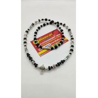 ราคา สร้อยกะลาผสมไม้พญางิ้วดำคั่นเงินแท้92 5 ลงยาสุโขทัยความยาว28นิ้วสวมหัวได้สบายๆครับสอบถามเพิ่มทักข้อความร้านค้า (17137726808)