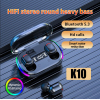 ราคา HiFi 9D Stereo TWS Wireless Bluetooth Headset ชุดหูฟังบลูทู ธ ไร้สาย M10 การตัดเสียงรบกวนในหูกีฬาเกมใหม่ คุณภาพเสียงกีฬา อายุการใช้งานแบตเตอรี่ที่ดีและย (21288208112)