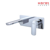 ราคา Karat Faucet ก๊อกผสมอ่างล้างหน้าแบบก้านโยก ติดผนัง รุ่น KF 43 640 50 (20953848943)