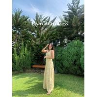 ราคา ชุดเดรส Pearl Maxidress ผ้าสลาฟ ญี่ปุ่น พร้อมส่ง (20646880253)