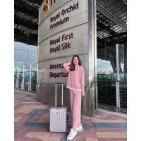 ราคา ชุดวอร์มผ้าไหมพรม สุดคิ้วท์ เซ็ทวอร์ม ชุดใส่ขึ้นเครื่อง warm02 (20552469527)