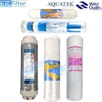 ราคา ชุดไส้กรอง Aquatek RO 50 GPD 75 GPD85 GPD 100 GPD 150 GPD 500 GPD (20484374829)