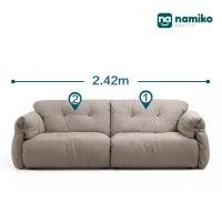 ราคา ออก E Tax ลดหย่อนภาษีได้ Namiko Fluffy โซฟาสไตล์อิตาลี ขนาด 2 และ 3 ที่นั่ง (19795373830)
