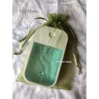 ราคา ถุงผ้าแก้ว 10x15cm ถุงหูรูด ถุงผ้าใส่ขวดสเปรย์ ถุงใส่สบู่ ถุงใส่ของชำร่วย ของชำร่วยงานแต่ง (17241155661)