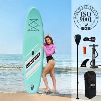 ราคา ซัฟบอร์ด Sup board Stand Up Paddle Board SUP Inflatable Paddle Boards Non Slip Deck Pad กระดานโต้คลื่น บอร์ดยืนพาย ซัฟบอร์ด สายรัดข้อมือ Paddle และปั๊มมือ (21053162182)