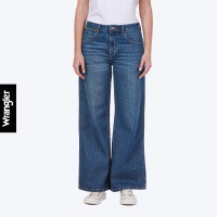 ราคา WRANGLER กางเกงยีนส์ผู้หญิง คอลเลคชั่น Wild Wrangler เอวกลาง ขากว้าง ทรง WIDE LEG รุ่น WR F523WSEAN23 (21023881458)