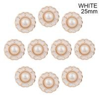 ราคา NANMEN 10Pcs ทำด้วยมือ พลาสติกครับ ตกแต่ง DIY เครื่องประดับ กระดุมมุก กระดุมเสื้อ อุปกรณ์เย็บผ้า เย็บปักถักร้อย (13386300048)