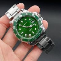 ราคา นาฬิกาผู้ชาย นาฬิกาทางการ หรูหรา ใส่ทำงาน เท่มาก นาฬิกาแบรนด์แท้ Womage สายนาฬิกา สแตนเลส หน้าปัด 42 มม กระจกซูม วันที่ (19583011106)