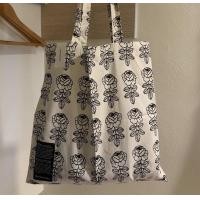 ราคา Marimekko Rose totebag with black label (14009254937)