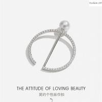 ราคา ผ้าพันคอแหวนผ้าคลุมไหล่เข็มกลัดแหวน Cincin ผ้าพันคอไหมผ้าคลุมศีรษะขาผ้าพันคอไหมปุ่มมัลติฟังก์ชั่ผ้าคลุมไหล่มุม M40302 (16491768446)