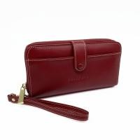 ราคา Benedetti 932 กระเป๋าสตางค์ หนังแท้ ซิปเดี่ยว มีฝา และสายคล้อง สำหรับผู้หญิง สีดำ เหลือง เขียวเข้ม น้ำเงิน แดง ม่วงอ่อน ขนาด 19 5 x 10 5 ซม (15869286619)