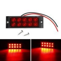 ราคา ไฟท้าย10LED สำหรับรถบรรทุกรถพ่วงรถตู้ไฟบอกตำแหน่ง12 24V (20025731961)