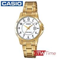 ราคา Casio Standard นาฬิกาข้อมือผู้หญิง สายสแตนเลส รุ่น LTP V004G 7BUDF หน้าขาว (2265170304)