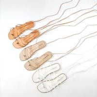 ราคา Leaves Shoes พันขาเรนนี่ Rainy รองเท้าแฟชั่น รัดข้อ บูฮีเมียน (15578356583)