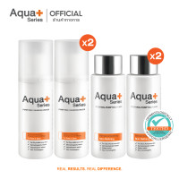 ราคา ส่งฟรี AquaPlus Purifying Cleansing Water 150ml 2 ขวด Soothing Purifying Toner 150ml 2 ขวด (16626411882)