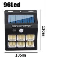 ราคา Vimite 96 112 Led Solar Wall Lamp Outdoor Waterproof Motion Sensor Street Light for House Garden Balcony Fence Patio Decoration Lighting (19508611648)