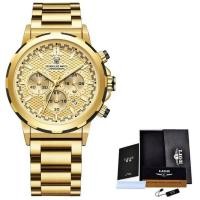 ราคา LIGE Quartz นาฬิกากีฬาผู้ชายหรูหราสูงสุดเหล็กทั้งหมด 30M กันน้ำกีฬาโครโนกราฟนาฬิกาแฟชั่นผู้ชายนาฬิกา (20699304069)