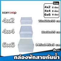 ราคา กล่องพักสายกันน้ำ ขนาด 4x2 4x4 6x6 สีเหลือง ขาว ดำ บล็อกกันน้ำ กล่องไฟกันน้ำ (19961596975)