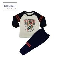 ราคา Chelsee ชุดนอนแขนยาว เด็กผู้ชาย รุ่น 127829 อายุ 2 12 ปี ผ้าแซนวิช ผ้า 100 Cotton Poly ผ้านุ่ม ชุดนอนเด็กโต เสื้อผ้าเด็กโต (16371691613)