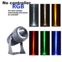ราคา Outdoor Decoration Lighting Narrow Beam LED Wall Washer RGBW Spotlight with controller 85 265V Waterproof laser Projector lights for Building art (14973368627)