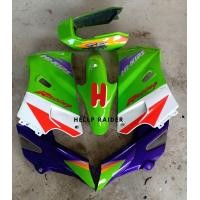 ราคา ชุดสี เฟรม กาบKawasaki KRตูดเป็ด คาวาซากิKRตูดเป็ด ปี1995 สีเขียว น้ำเงิน ครบคัน 6 ชิ้น สวยตามรูปแน่นอน รับประกัน (10996839512)