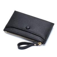 ราคา Dreamwise กระเป๋าใส่เหรียญหนังวัวแท้กระเป๋าเงินผู้หญิงแบบบางมีซิปขนาดเล็ก (14723952688)