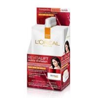 ราคา ลอรีอัล รีไวทัลลิฟท์ LOREAL REVITALIFT Moisturizing Day and Night Cream 7ml ขายยกกล่อง 1กล่องมี 6ซอง (20775440839)