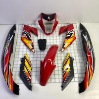 ราคา ชุดสีแฟริ่งเปลือกรถมอไซต์sonic125โซนิคตัวใหม่ สีแดงดำลายปี2005ล้อmax มีชุด1097ชิ้น พร้อมติดสติ๊กเกอร์ (8462123430)