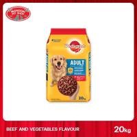 ราคา MANOON PEDIGREE Adult Beef and Vegetable เพดดิกรี สูตรสุนัขโต รสเนื้อวัวและผัก 20Kg (21257864340)